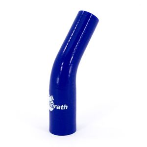 Bonrath Siliconen slang Reducer 45 graden bocht - Lengte:50mm - Ø28>25mm BHRE452825