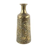 Countryfield bloemenvaas - goud - metaal - Art Deco - D20 x H49 cm