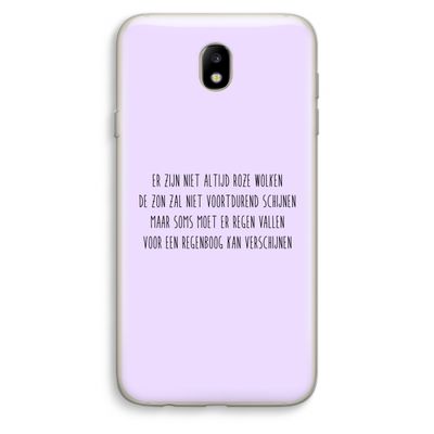 Regenboog: Samsung Galaxy J7 (2017) Transparant Hoesje