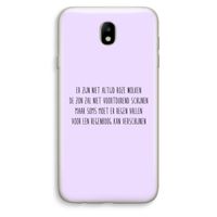 Regenboog: Samsung Galaxy J7 (2017) Transparant Hoesje