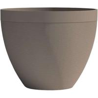 Vaso da fiori - GARDEN ID - Green Care Impact Taupe - 30 x 26 cm - Garanzia 10 anni - 100% riciclato - Resistente ai raggi UV/gel