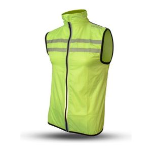 Gato Windbreaker mesh vest usb led neongeel maat S