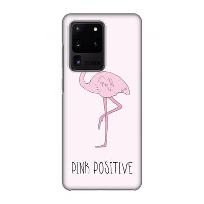 Pink positive: Volledig geprint Samsung Galaxy S20 Ultra Hoesje