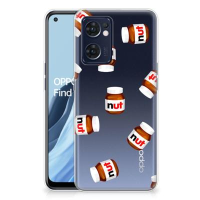 OPPO Reno 7 5G | Find X5 Lite | Siliconen Case | Nut Jar OPPO Reno 7 5G | Find X5 Lite | Siliconen Case | Nut Jar