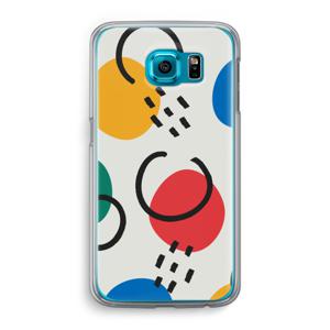 Illustratieve pop 3: Samsung Galaxy S6 Transparant Hoesje