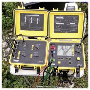 Chauvin Arnoux C.A 6472 + C.A 6474 Aardingsmeter