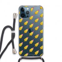 Waterijsjes: iPhone 13 Pro Max Transparant Hoesje met koord