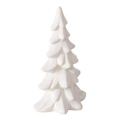 Boltze Home Deco kerstboom cristo steen h20cm wit