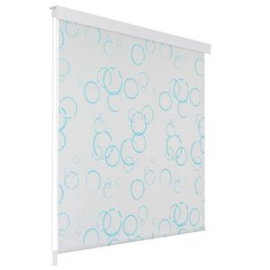 VidaXL Rolgordijn voor douche 120x240 cm bubbel