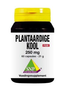 Plantaardige kool 250 mg puur