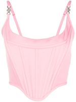 Versace haut bustier crop Medusa - Rose