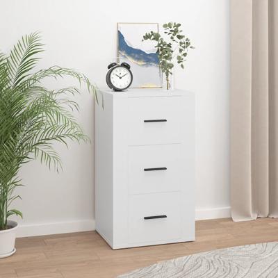 Dressoir 40x33x70 cm bewerkt hout wit