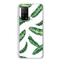 Lange bladeren: Xiaomi Mi 10T 5G Transparant Hoesje Lange bladeren: Xiaomi Mi 10T 5G Transparant Hoesje