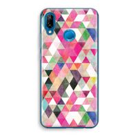 Gekleurde driehoekjes: Huawei P20 Lite Transparant Hoesje