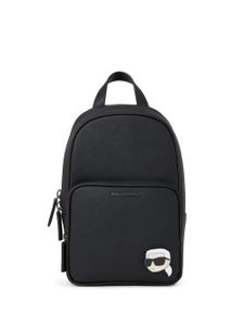 Karl Lagerfeld sac porté épaule Ikonik Kore médium - Noir