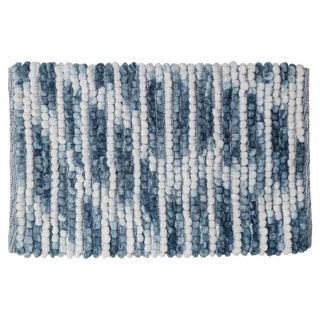 Sealskin vintage badmat 50x80 cm polyester blauw