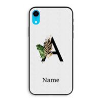 Charcoal Flora: iPhone XR Biologisch afbreekbaar hoesje