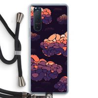 Patroon Wolken: Sony Xperia 5 II Transparant Hoesje met koord