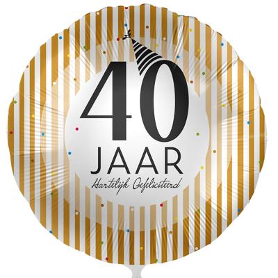40 jaar van harte gefeliciteerd