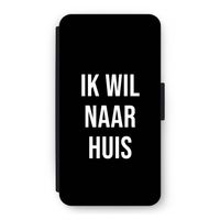 Ik wil naar huis - Zwart: iPhone 11 Pro Flip Hoesje