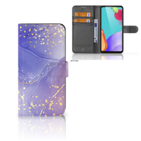 Hoesje voor Samsung Galaxy A52 Watercolor Paars