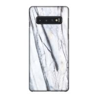 Gestreepte marmer: Samsung Galaxy S10 4G Volledig Geprint Hoesje