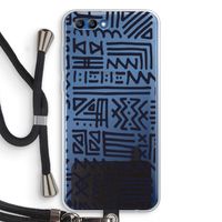 Marrakech print: Honor 10 Transparant Hoesje met koord