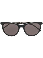 Saint Laurent Eyewear lunettes de soleil à monture d'inspiration wayfarer - Noir