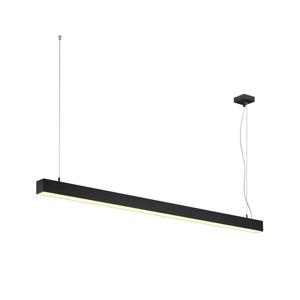 SLV Hanglamp designQ-Line dimbaar 142cm zwart - 1001309