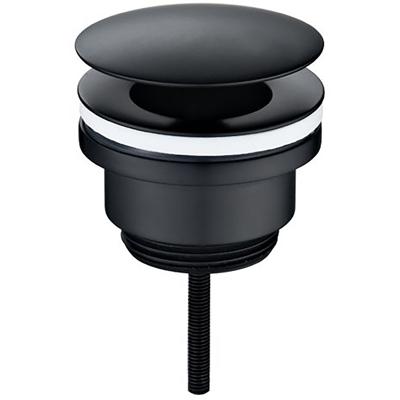 Wiesbaden Caral Mat Zwarte Open Afvoerplug 5/4" voor Wastafels