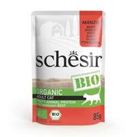 SCHESIR Bio Rundvlees in paté - nat kattenvoer - 85g