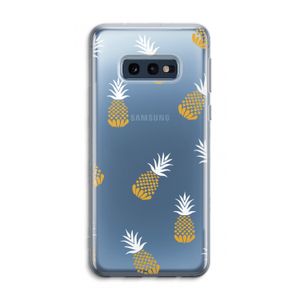 Ananasjes: Samsung Galaxy S10e Transparant Hoesje