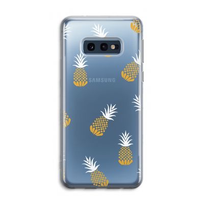 Ananasjes: Samsung Galaxy S10e Transparant Hoesje