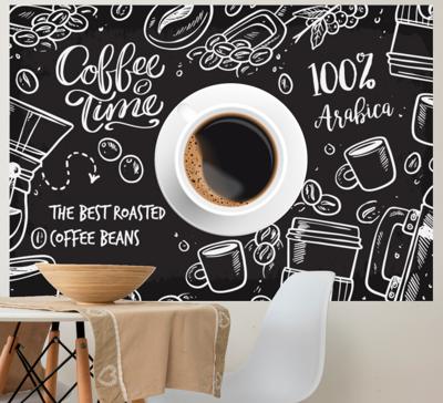 Fotowand Koffie tijd afbeeldingen