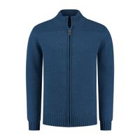 Travelin&apos; Men - mock neck - Blauw - Maat M