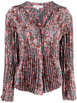 Vince chemise à design plissé - Multicolore