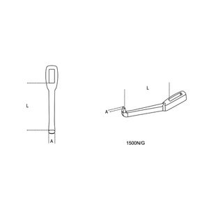 Beta Losse armen voor model 1500N 1500N/G5-6 - 015000655