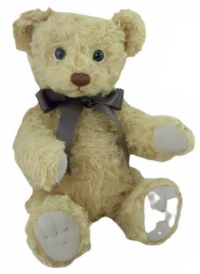Clemens knuffelbeer Teddy Kenzo junior 35 cm pluche beige/crème Clemens knuffelbeer Teddy Kenzo junior 35 cm pluche beige/crème