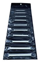 Bahco platte ringsleutels set 10-dlg | 4M/10T Bahco platte ringsleutels set 10-dlg | 4M/10T