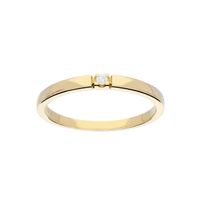 Glow 214.2004 Ring Solitair geelgoud-diamant 1-0.02ct G/si