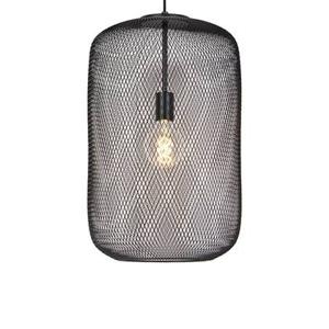 QAZQA Moderne zwarte hanglamp - Bliss Mesh