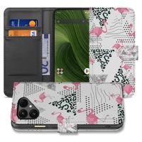 Flamingo Triangle Fairphone 6 | Bookcase Hoesje met Pasjes