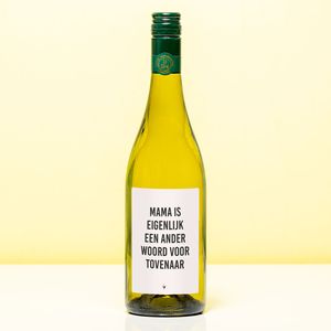 Wijnfles Eigenlijk een tovenaar - Wit (Sauvignon Blanc)