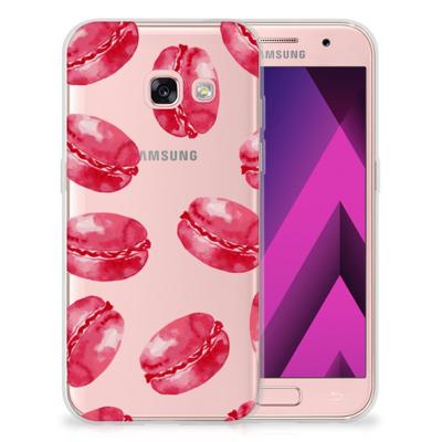 Samsung Galaxy A3 2017 | Siliconen Case | Pink Macarons