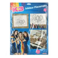 Folat BV K3 placemats kleurplaten, 6st. Folat BV K3 placemats kleurplaten, 6st.