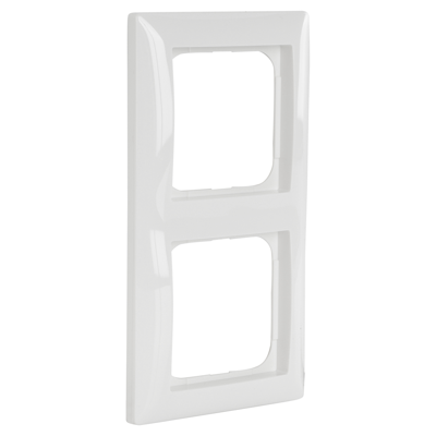 Busch-Jaeger Balance Afdekraam | Inbouw | 2-voudig | Verticaal/Horizontaal | Polarwit - 66.054.22