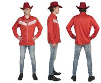 Rode Cowboy Linedancer blouse