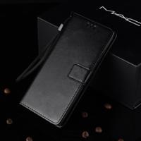 Crazy Horse textuur horizontale Flip lederen case voor Motorola Moto G7 Power (Amerikaanse versie) met houder & kaartsleuven & portemonnee (zwart)