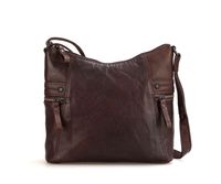 Spikes & Sparrow Crossbody Schoudertas Donker Bruin Spikes & Sparrow Crossbody Schoudertas Donker Bruin