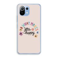Happy days: Xiaomi Mi 11 Lite Transparant Hoesje